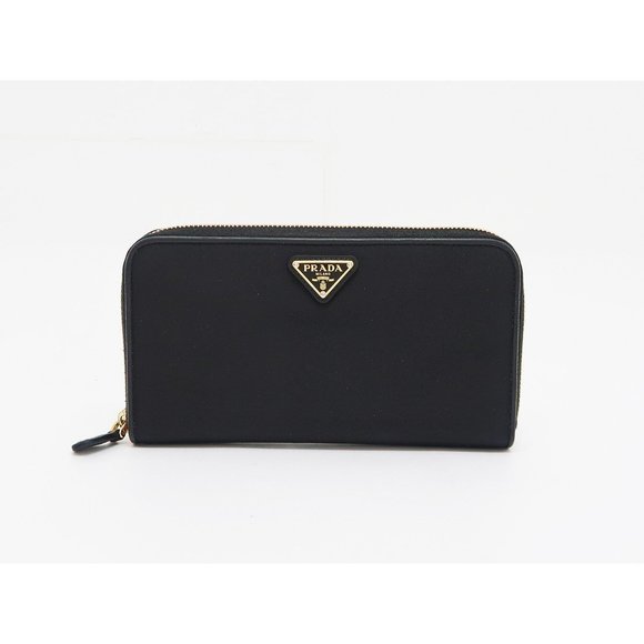 Prada long black nylon zip Wallet - Picture 1 of 3